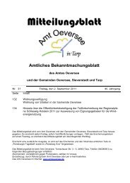 Amtliches Bekanntmachungsblatt - Amt Oeversee