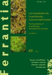 Les bryophytes du Luxembourg - Musée national d'histoire naturelle
