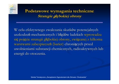 Podstawy bezpieczeństwa instalacji przemysłowych - MANHAZ