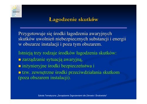 Podstawy bezpieczeństwa instalacji przemysłowych - MANHAZ