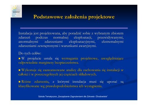 Podstawy bezpieczeństwa instalacji przemysłowych - MANHAZ