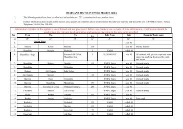 Roads and routes in UNMEE mission area - PFEDA / Page d'accueil ...