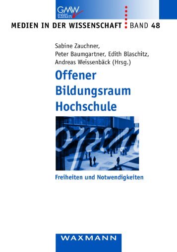 Offener Bildungsraum Hochschule - Waxmann Verlag GmbH