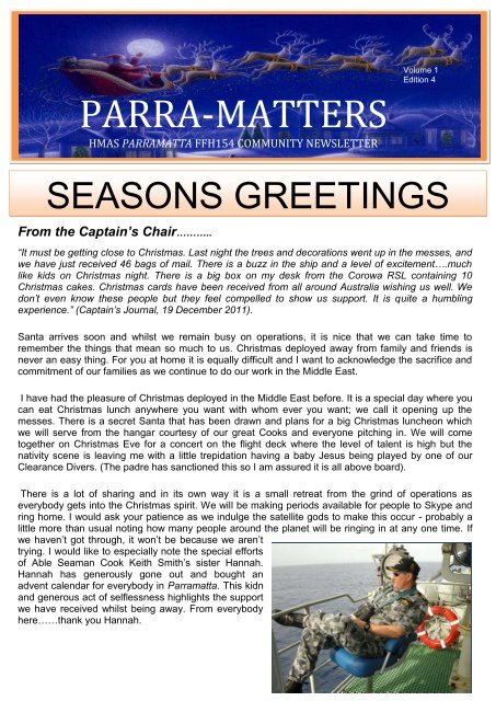 PARRA-MATTERS - Royal Australian Navy