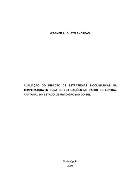 Dissertação Wagner Augusto Andreasi - DEC - Universidade ...