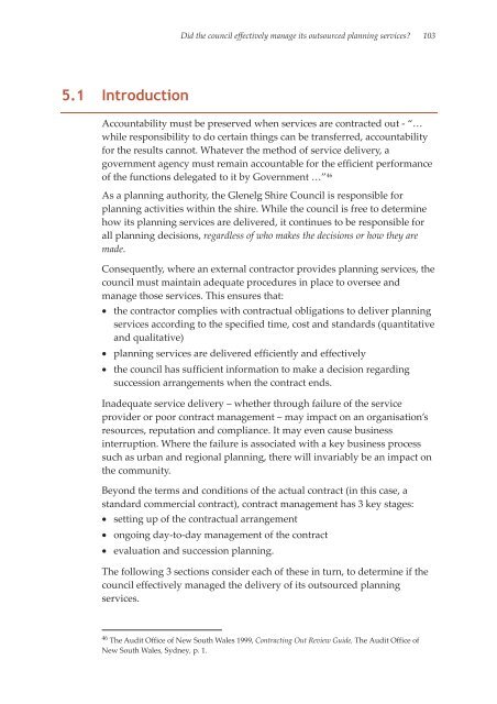 Community planning services in Glenelg Shire Council : 1998-2005 ...