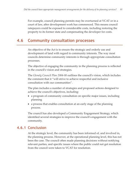 Community planning services in Glenelg Shire Council : 1998-2005 ...