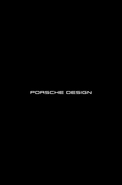 Lookbook Fall Winter 2013 - Porsche Design