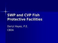 SWP and CVP Fish Protective Facilities - CALFED Science Program
