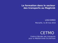 La formationdansle secteur des transports au Maghreb - CMI
