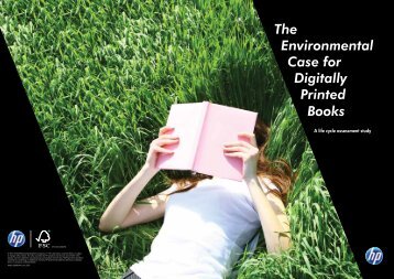 The environmental case for digitally printed books— a life cycle ... - HP