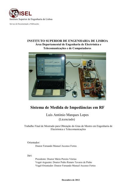 Sistema de Medida de Impedâncias em RF