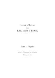 Letter of Intent for KEK Super B Factory Part I: Physics