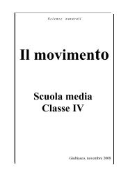 Il movimento Scuola media Classe IV - GESN