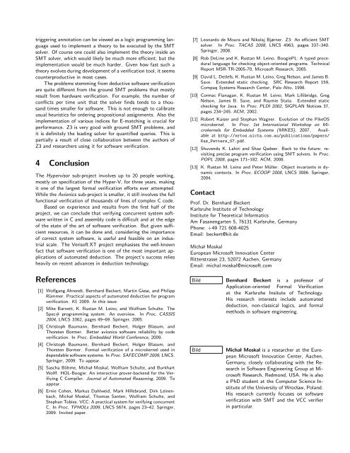 Deductive Verification of System Software in the Verisoft XT Project