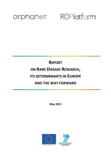 report on rare disease research, its determinants in ... - Orphanet