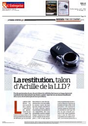 Le 13/12/2012 : L'Automobile & l'Entreprise - AGORA Fonctions