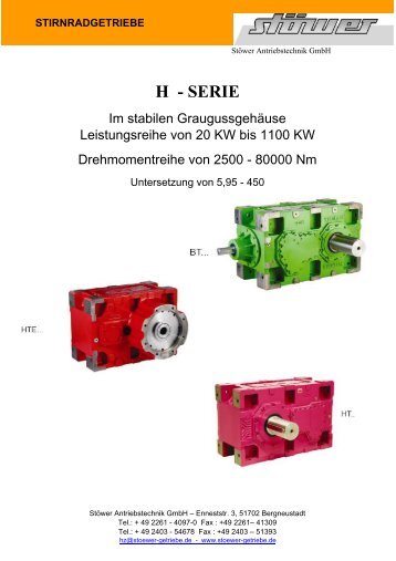 H - SERIE - Stoewer-Getriebe.de