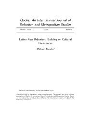 Latino New Urbanism: Building on Cultural Preferences - Center for ...