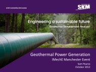 SKM Geothermal Presentation to IMechE - Near You