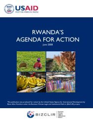 Rwanda BizCLIR Report - Economic Growth - usaid