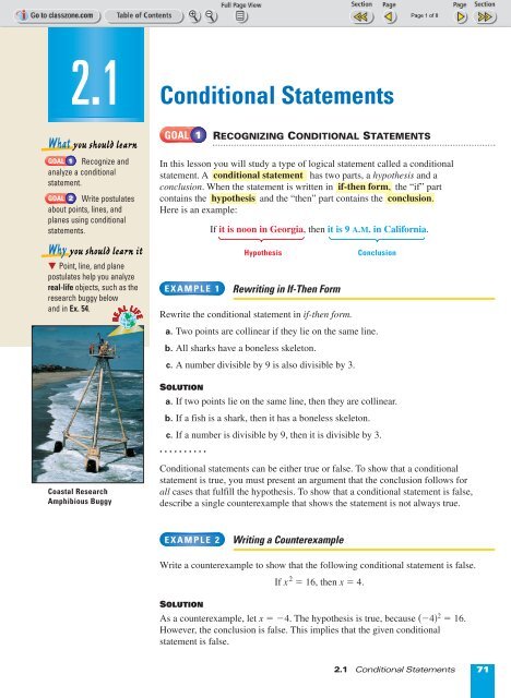 2-1 Conditional Statements - Nexuslearning.net