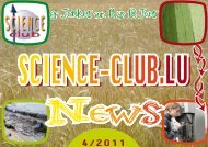 fir Jonkervun 11 bis 18 Joer - Musée national d'histoire naturelle