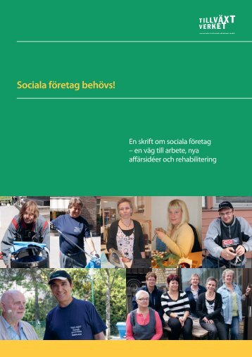 Sociala företag behövs! - Vägen ut!