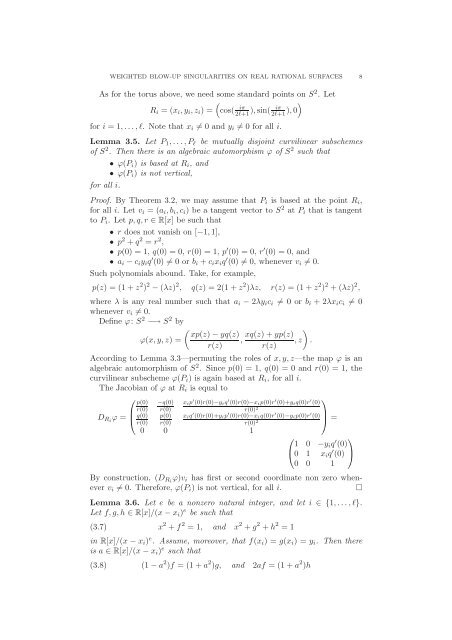 automorphisms of real rational surfaces and weighted blow-up ...