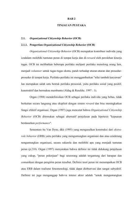 Bab 2 Tinjauan Pustaka 2 1 Organizational Damandiri