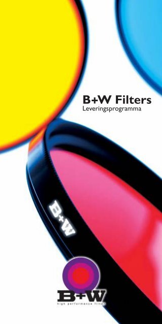 B+W Filters Leveringsprogramma - VB