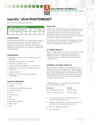 INTERVIA™ 3D-N Photoresist - MicroChem