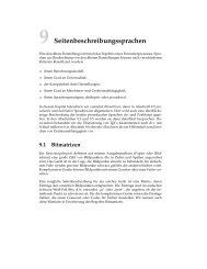 9 Seitenbeschreibungssprachen