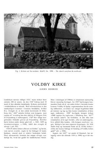 VOLDBY KIRKE - Nationalmuseet