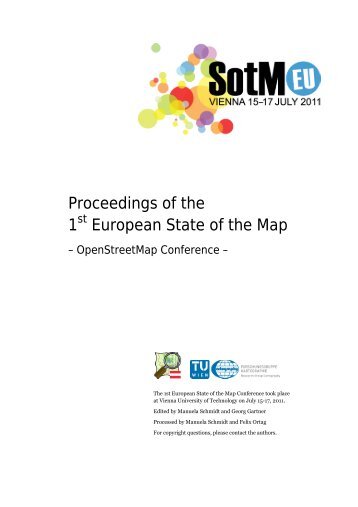 Proceedings of the 1 European State of the Map