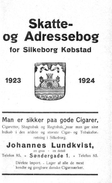 Skatte- og Adressebog - Silkeborg Arkiv