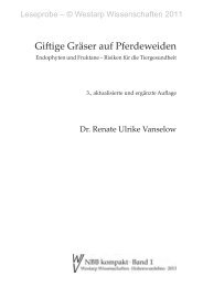 Giftige Gräser auf pferdeweiden