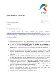 DEPARTAMENTUL DE COMUNICARE Într-un articol de opinie ...