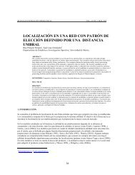 localización en una red con patrón de elección - revista ...