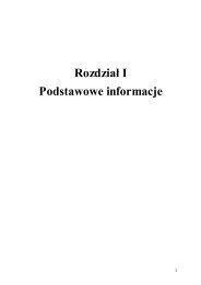 Rozdział I Podstawowe informacje - Sąd Okręgowy w Warszawie