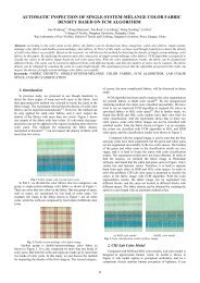 automatic inspection of single-system-mélange color fabric density ...