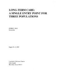 long-term care - Legislative Reference Bureau