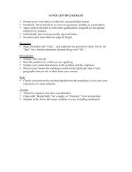 Cover Letter Check List/Template - Rutgers School of Law