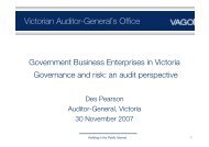 Government Business Enterprises in Victoria - VAGO