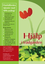 i trädgården - Vägen ut!