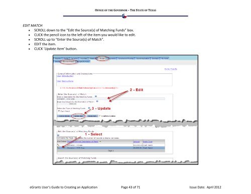 eGrants User's Guide to Creating an Application - CJD Home