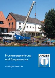Brunnenregenerierung und Pumpenservice - H. Angers Söhne Bohr ...