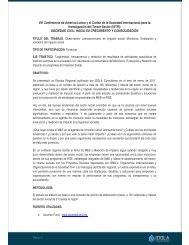 Observatorio Latinoamericano de impacto social - La Sociedad Civil ...