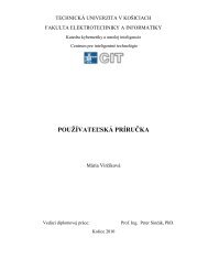 POUŽÍVATEĽSKÁ PRÍRUČKA - Technická univerzita v Košiciach