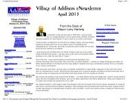 here - Village of Addison, Illinois